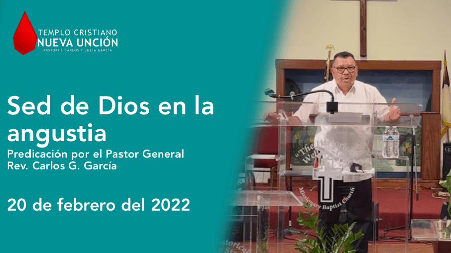 Sed de Dios en la&nbsp;angustia